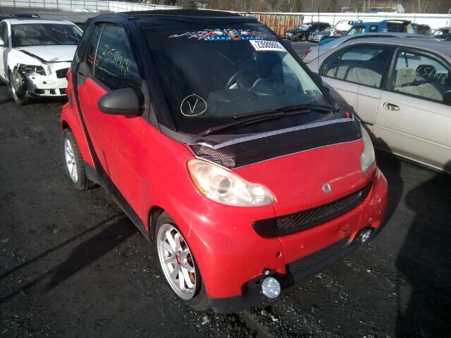 WMEEK31X18K140802 - 2008 SMART FORTWO PAS RED photo 1