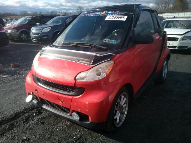 WMEEK31X18K140802 - 2008 SMART FORTWO PAS RED photo 2