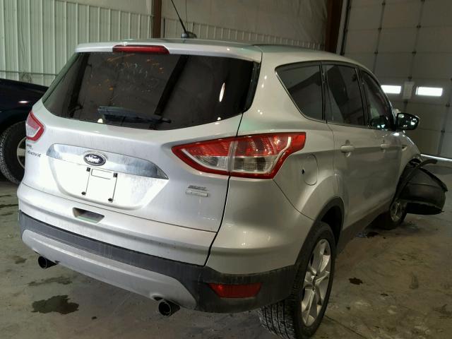 1FMCU9HX8DUA59878 - 2013 FORD ESCAPE SEL SILVER photo 4