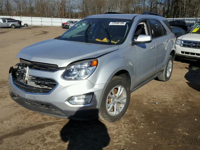 2GNFLFEK0G6335217 - 2016 CHEVROLET EQUINOX LT SILVER photo 2