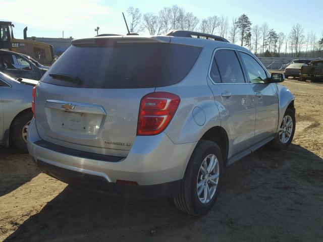 2GNFLFEK0G6335217 - 2016 CHEVROLET EQUINOX LT SILVER photo 4