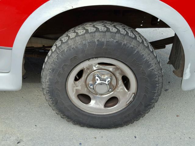 1FTZX0722YKA15559 - 2000 FORD F150 RED photo 9