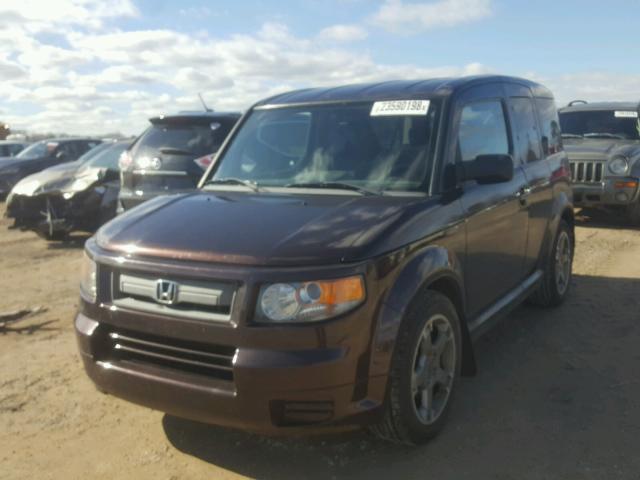 5J6YH18998L003746 - 2008 HONDA ELEMENT SC BROWN photo 2