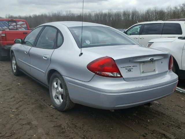 1FAFP56U75A285106 - 2005 FORD TAURUS SEL SILVER photo 3