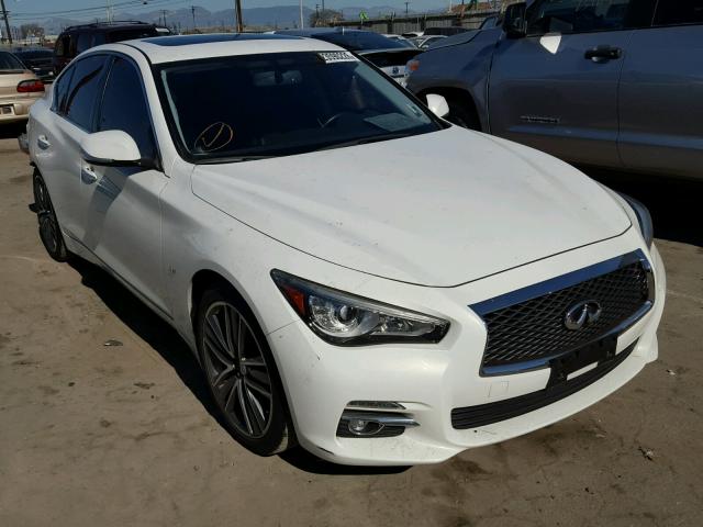 JN1BV7AP7FM330303 - 2015 INFINITI Q50 BASE WHITE photo 1