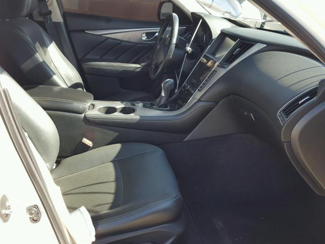 JN1BV7AP7FM330303 - 2015 INFINITI Q50 BASE Blanco foto 5