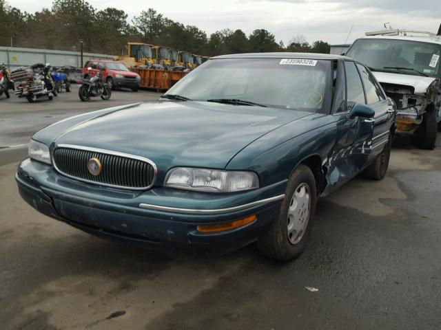 1G4HR52K7VH407743 - 1997 BUICK LESABRE LI GREEN photo 2