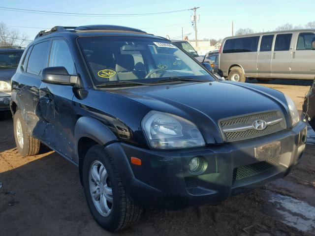 KM8JN12D57U626458 - 2007 HYUNDAI TUCSON SE BLACK photo 1