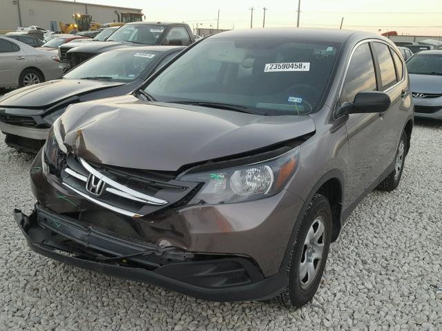 3CZRM3H33DG709285 - 2013 HONDA CR-V LX CHARCOAL photo 2