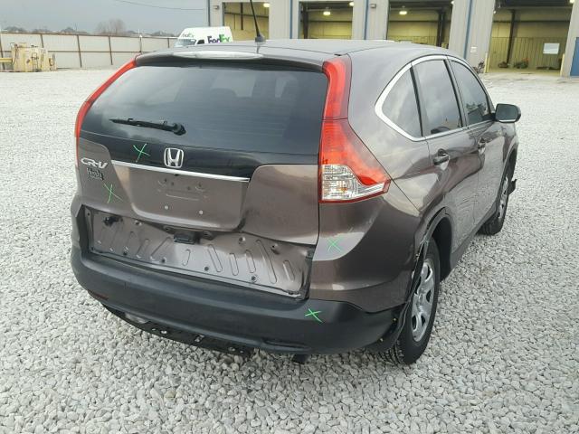 3CZRM3H33DG709285 - 2013 HONDA CR-V LX CHARCOAL photo 4