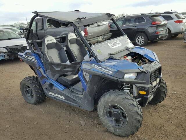 3NSVAE877FF441358 - 2015 POLARIS RZR 900 EP BLUE photo 1