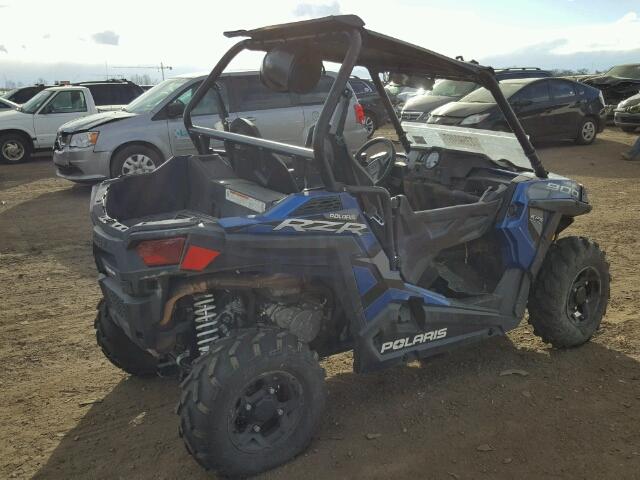 3NSVAE877FF441358 - 2015 POLARIS RZR 900 EP BLUE photo 4