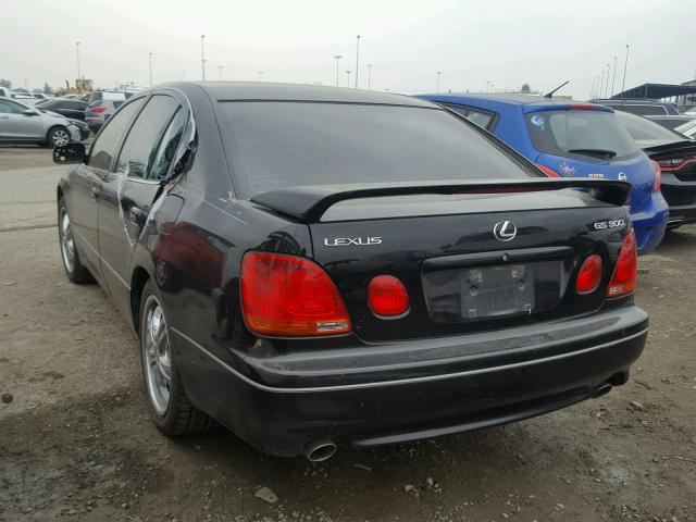 JT8BD69S510144972 - 2001 LEXUS GS 300 BLACK photo 3