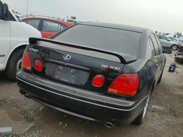 JT8BD69S510144972 - 2001 LEXUS GS 300 BLACK photo 4