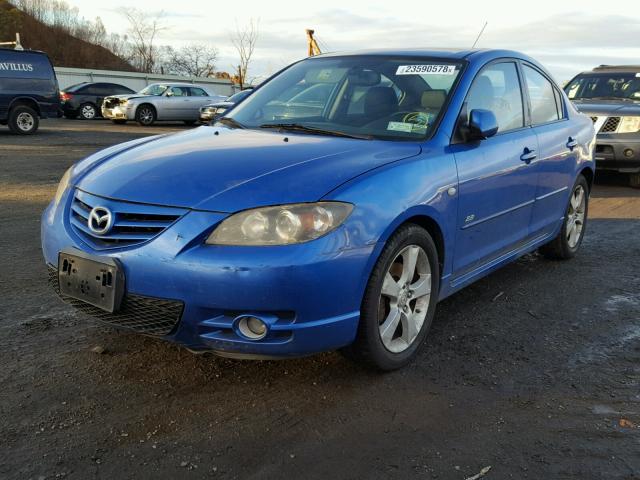 JM1BK323951233839 - 2005 MAZDA 3 S BLUE photo 2