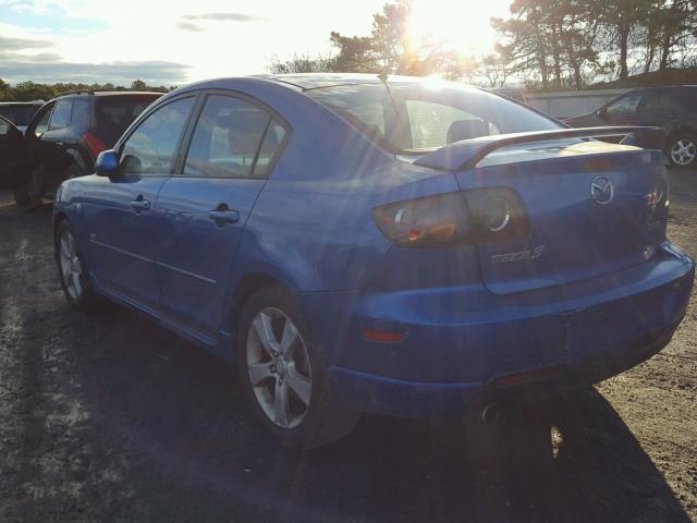 JM1BK323951233839 - 2005 MAZDA 3 S BLUE photo 3