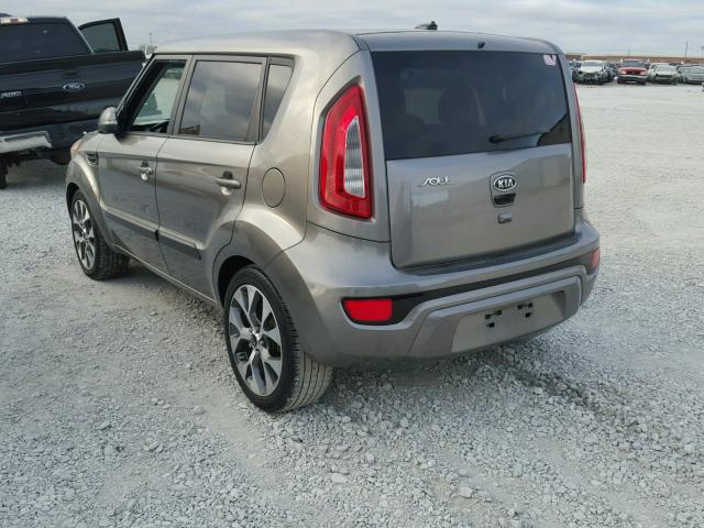 KNDJT2A6XC7395486 - 2012 KIA SOUL + GRAY photo 3