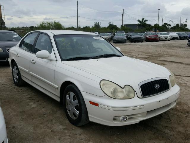 KMHWF25S34A063717 - 2004 HYUNDAI SONATA GL WHITE photo 1