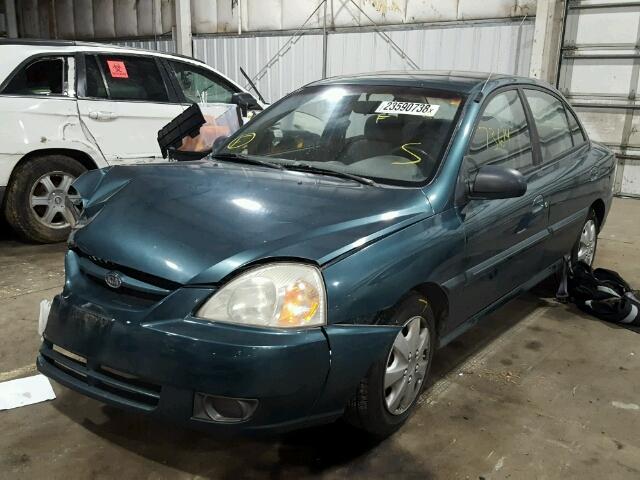 KNADC125X36239206 - 2003 KIA RIO GREEN photo 2