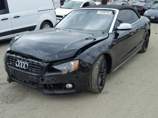 WAUVGAFH4AN025053 - 2010 AUDI S5 PRESTIG BLACK photo 2
