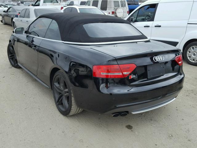 WAUVGAFH4AN025053 - 2010 AUDI S5 PRESTIG BLACK photo 3