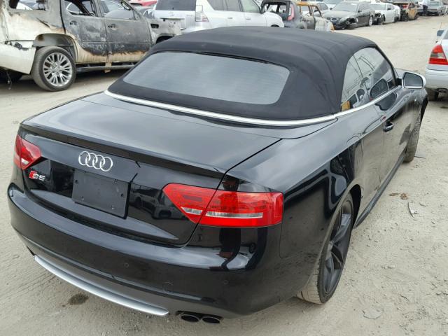 WAUVGAFH4AN025053 - 2010 AUDI S5 PRESTIG BLACK photo 4