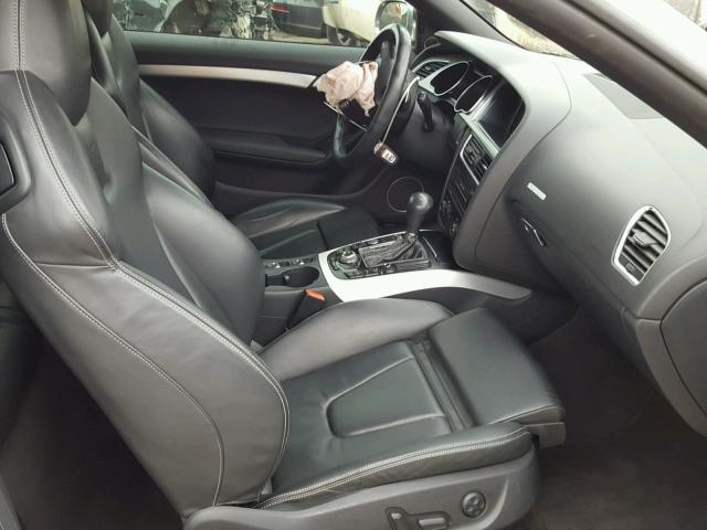 WAUVGAFH4AN025053 - 2010 AUDI S5 PRESTIG BLACK photo 5