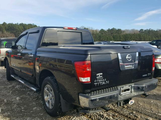 1N6BA0ED7CN307428 - 2012 NISSAN TITAN S BLACK photo 3