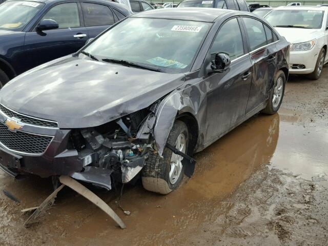 1G1PD5SB4E7359793 - 2014 CHEVROLET CRUZE LT CHARCOAL photo 9