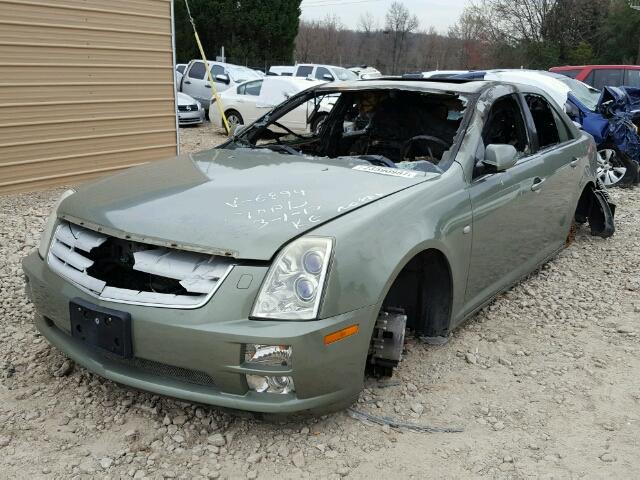 1G6DC67A450206894 - 2005 CADILLAC STS GREEN photo 2