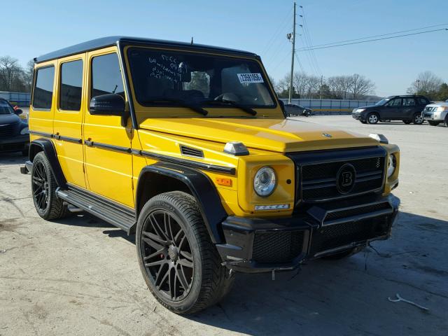 WDCYC7DF1GX246097 - 2016 MERCEDES-BENZ G 63 AMG YELLOW photo 1