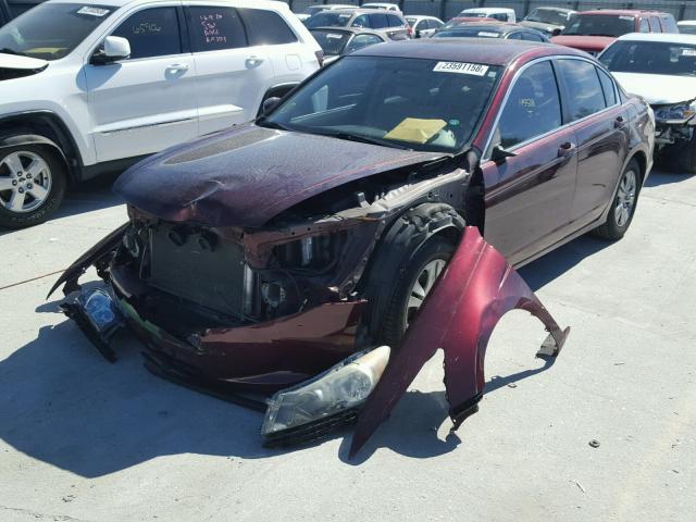 1HGCP2F4XAA084758 - 2010 HONDA ACCORD LXP MAROON photo 2