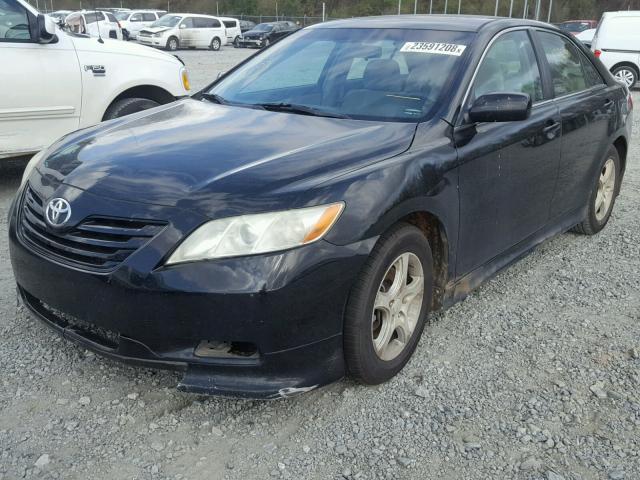 4T1BE46K49U316416 - 2009 TOYOTA CAMRY BASE BLACK photo 2