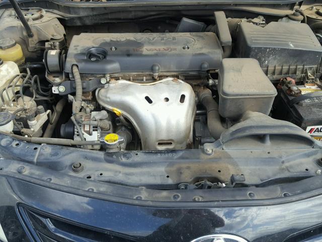 4T1BE46K49U316416 - 2009 TOYOTA CAMRY BASE BLACK photo 7