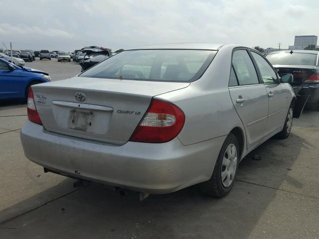 4T1BE32KX3U736379 - 2003 TOYOTA CAMRY LE SILVER photo 4