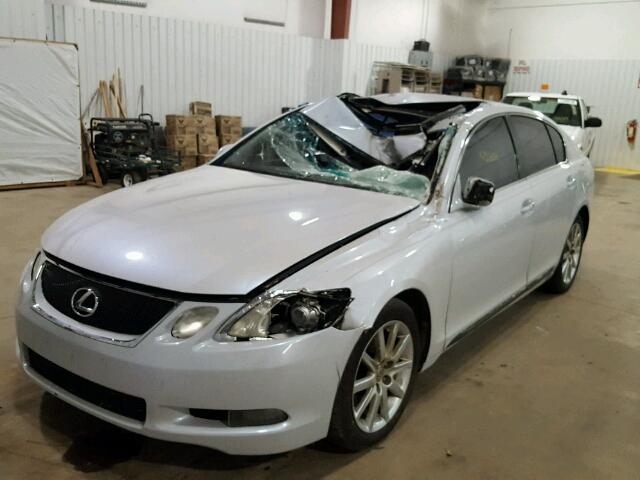 JTHBE96S270008276 - 2007 LEXUS GS 350 WHITE photo 2