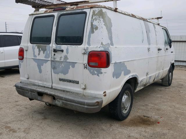 2B7HB21X2RK547383 - 1994 DODGE RAM VAN B2 WHITE photo 4