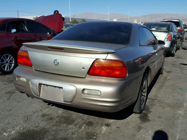 4C3AU52N8XE114228 - 1999 CHRYSLER SEBRING LX GOLD photo 4