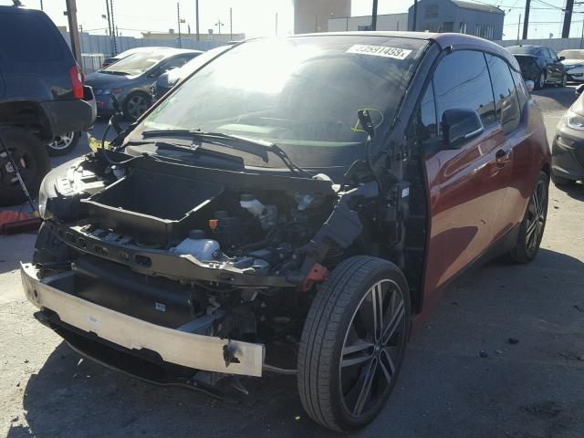 WBY1Z4C55FV502862 - 2015 BMW I3 REX ORANGE photo 2