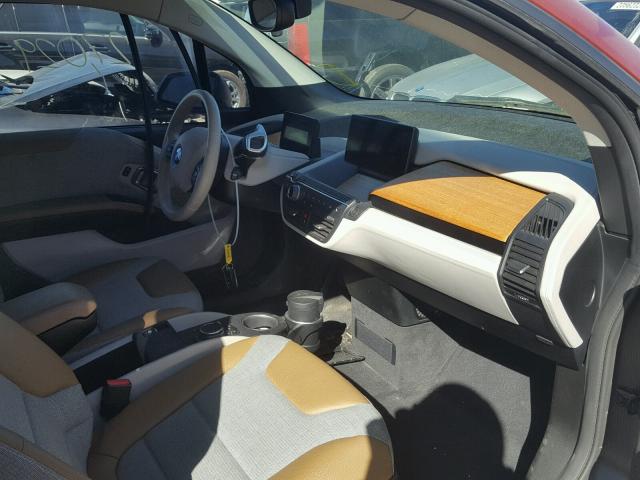 WBY1Z4C55FV502862 - 2015 BMW I3 REX ORANGE photo 5