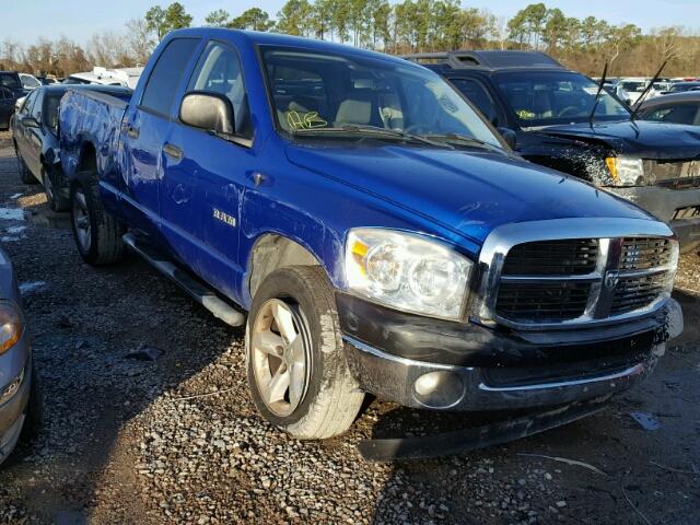 1D7HA18248J137207 - 2008 DODGE RAM 1500 S BLUE photo 1