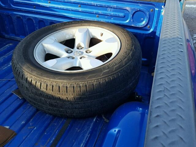 1D7HA18248J137207 - 2008 DODGE RAM 1500 S BLUE photo 9