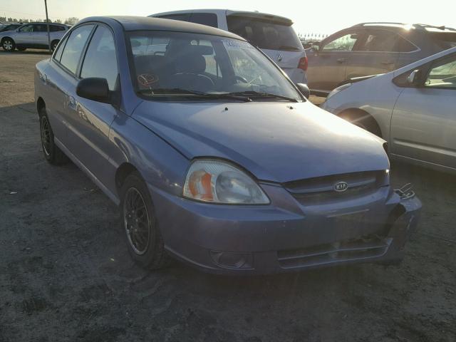 KNADC125056379249 - 2005 KIA RIO BLUE photo 1