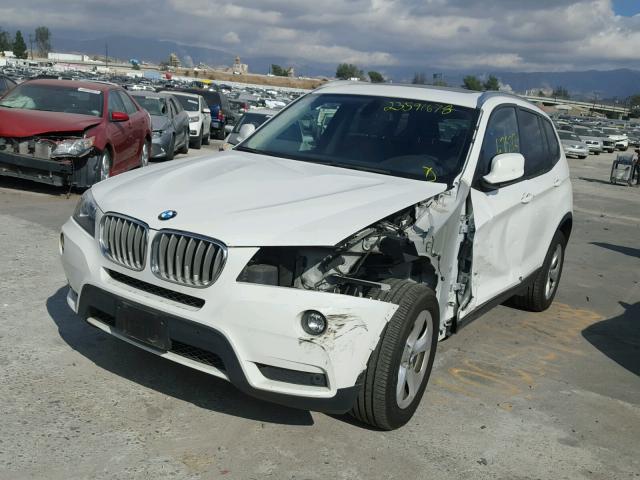 5UXWX5C58BL712167 - 2011 BMW X3 XDRIVE2 WHITE photo 2