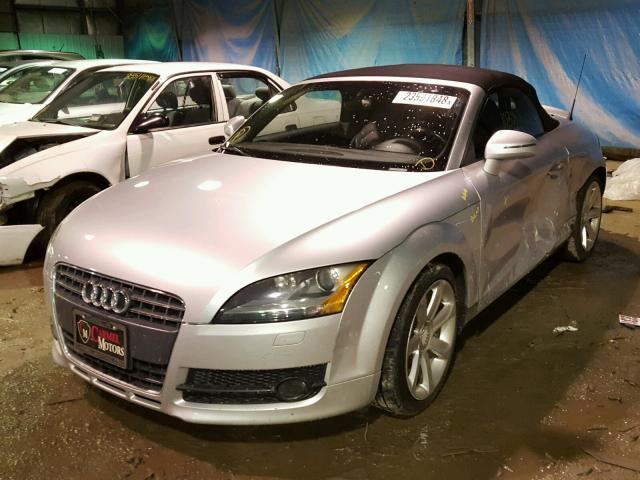 TRUMF38JX81001683 - 2008 AUDI TT 2.0T SILVER photo 2