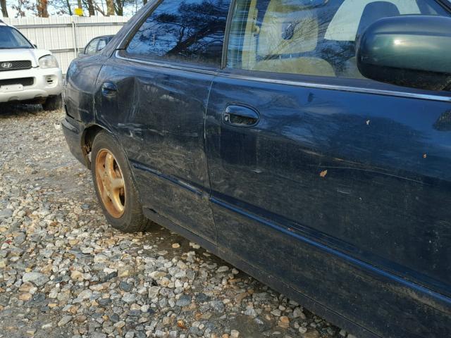 JH4DB7557WS004261 - 1998 ACURA INTEGRA LS GREEN photo 9