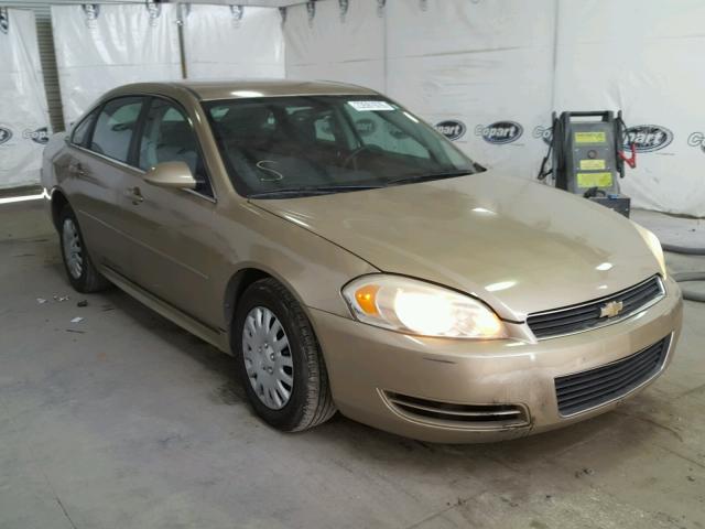 2G1WB57N391105242 - 2009 CHEVROLET IMPALA LS GOLD photo 1