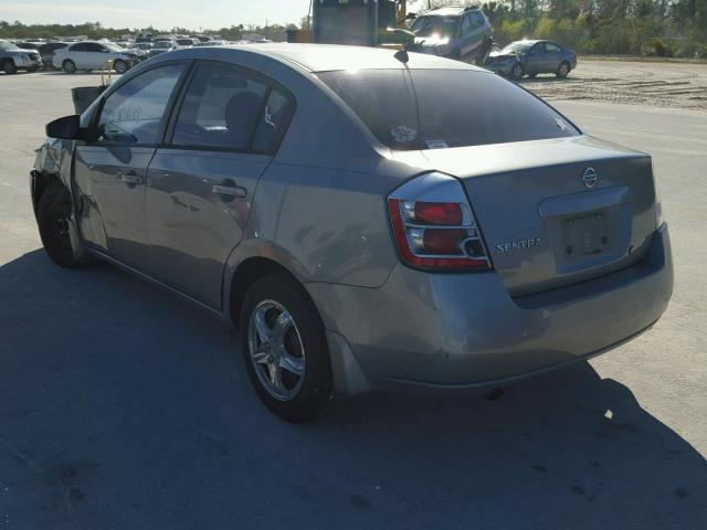 3N1AB61E08L682651 - 2008 NISSAN SENTRA 2.0 GRAY photo 3