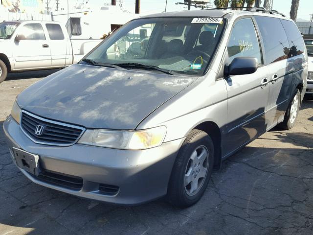 2HKRL1864YH560969 - 2000 HONDA ODYSSEY EX GRAY photo 2