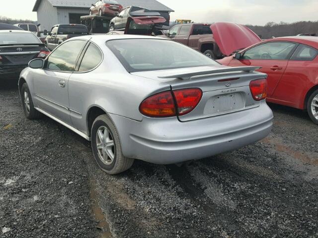 1G3NL12E22C193958 - 2002 OLDSMOBILE ALERO GL SILVER photo 3